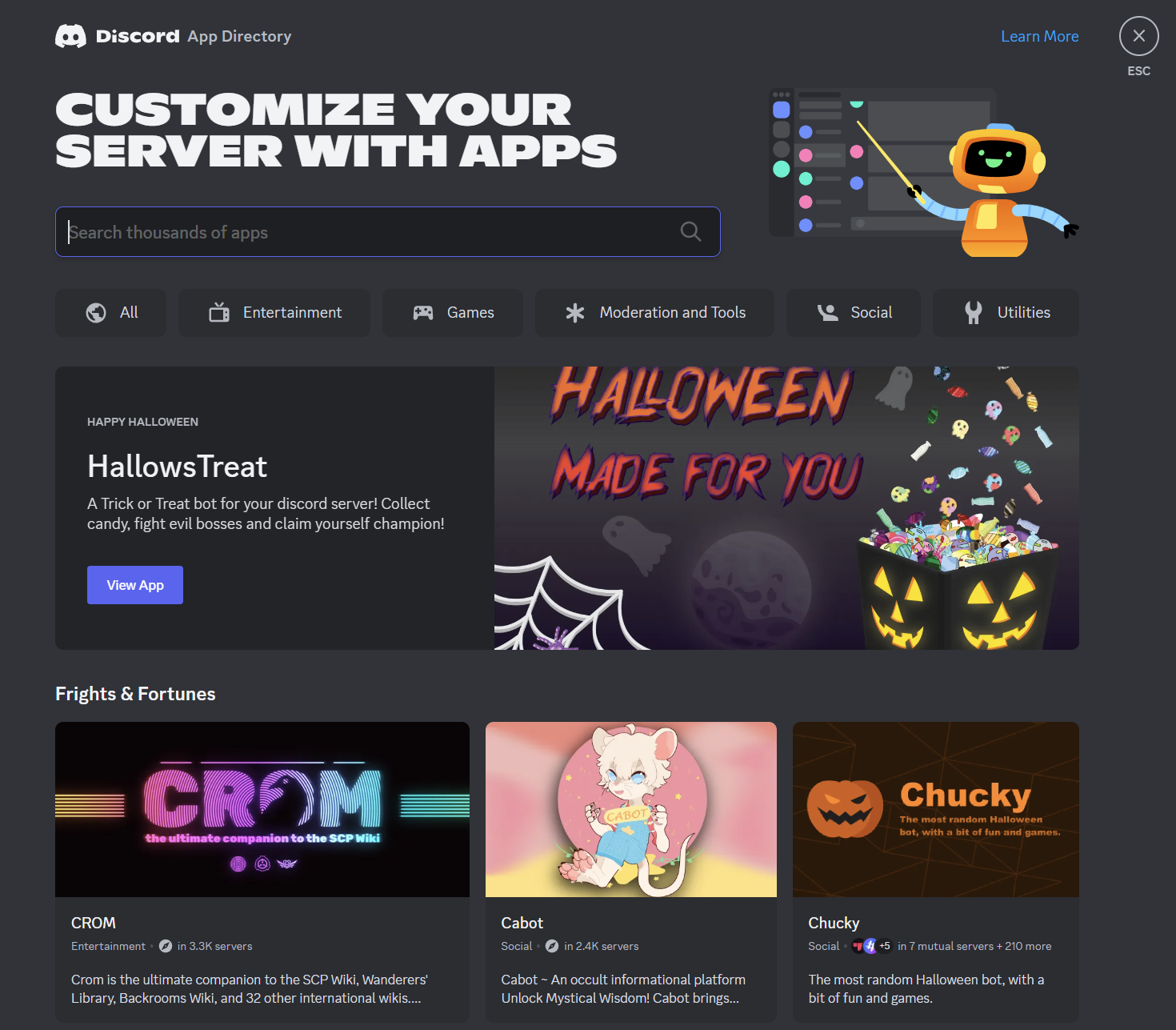 Discord App Discovery Homepage Feature